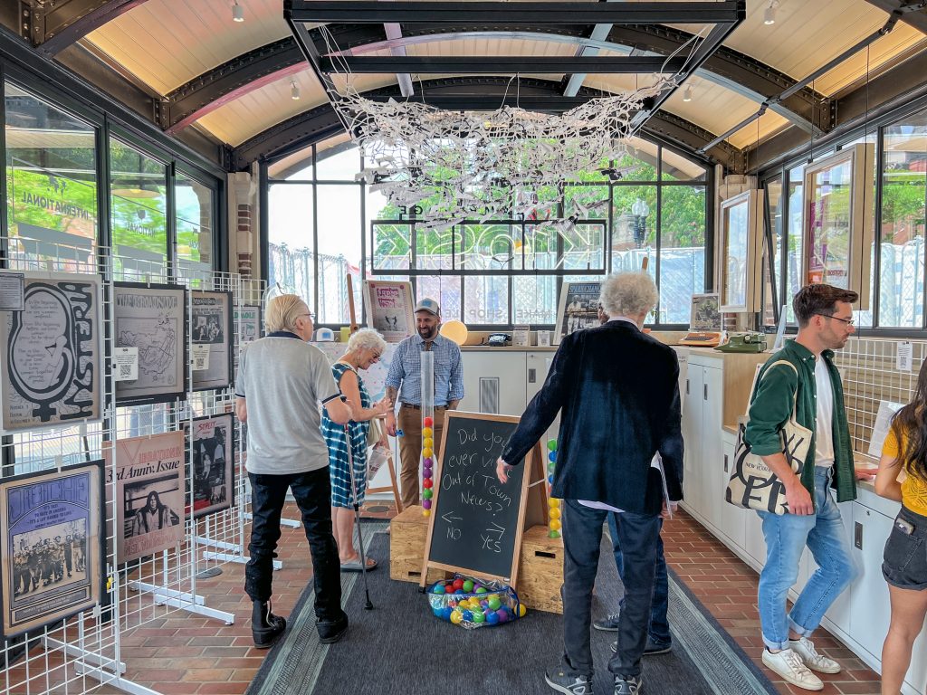 Kiosk opening day